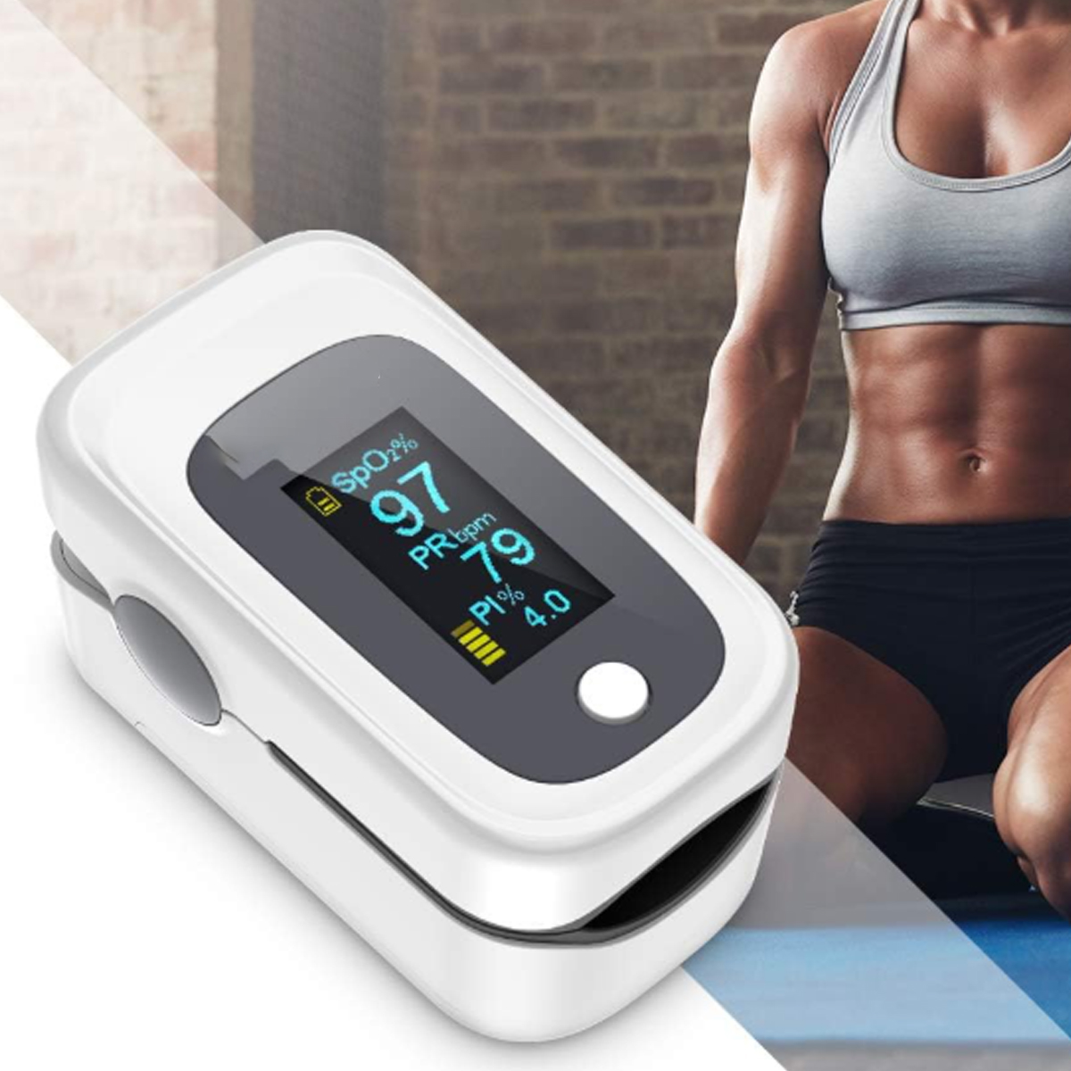 LED Fingertip Pulse Oximeter with SpO2 Display 4