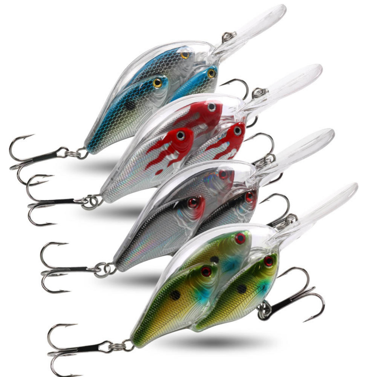 18 Gram Chubby Crank Fishing Lure with Treble Hooks 3