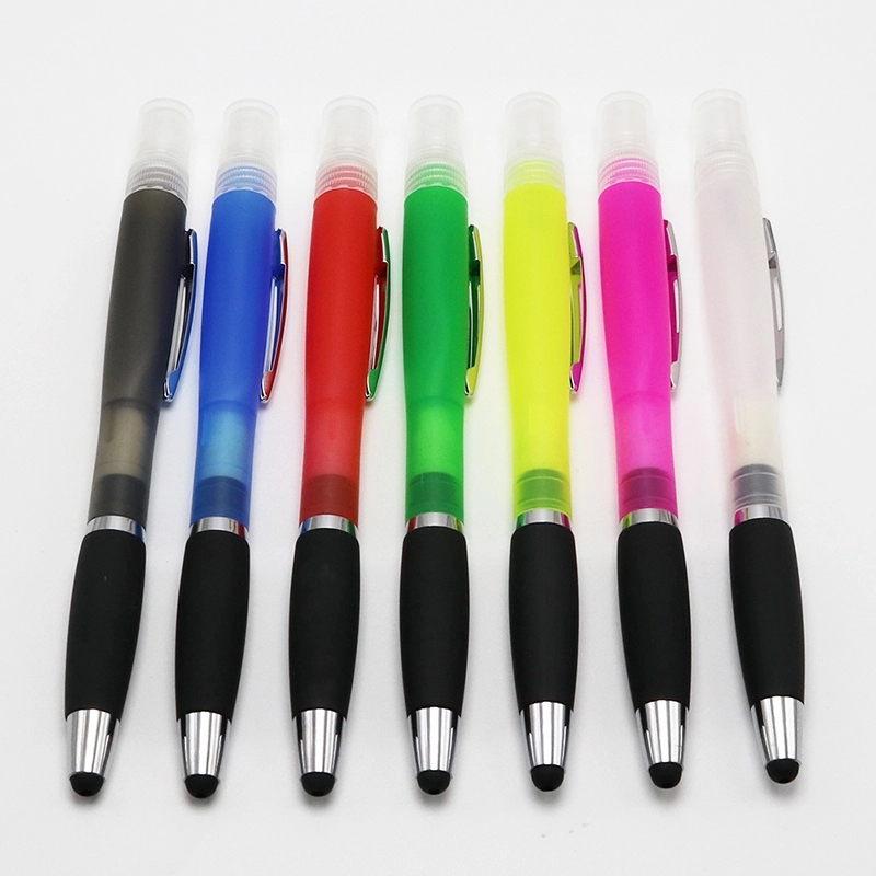 Office Essential Hand Stylus Sanitizer Pens Spray Ballpoint 3