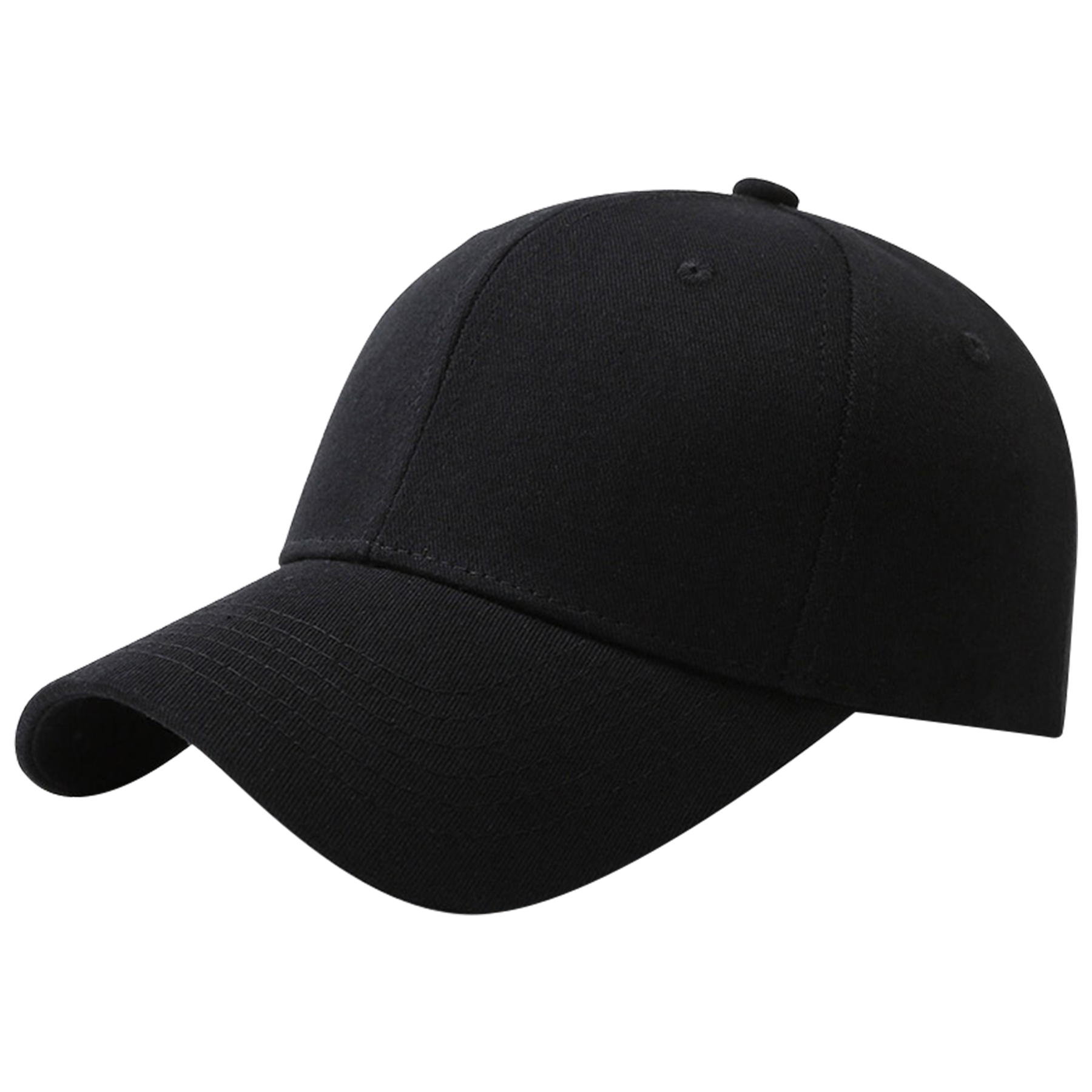 Classic 6-panel Curved Brim Baseball Cap With Plastic Snapback Clousure (MOQ: 1pc) 11