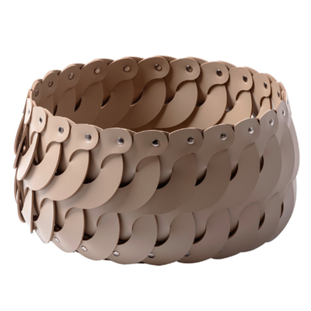 Leather Laundry Hamper Storage Basket 5