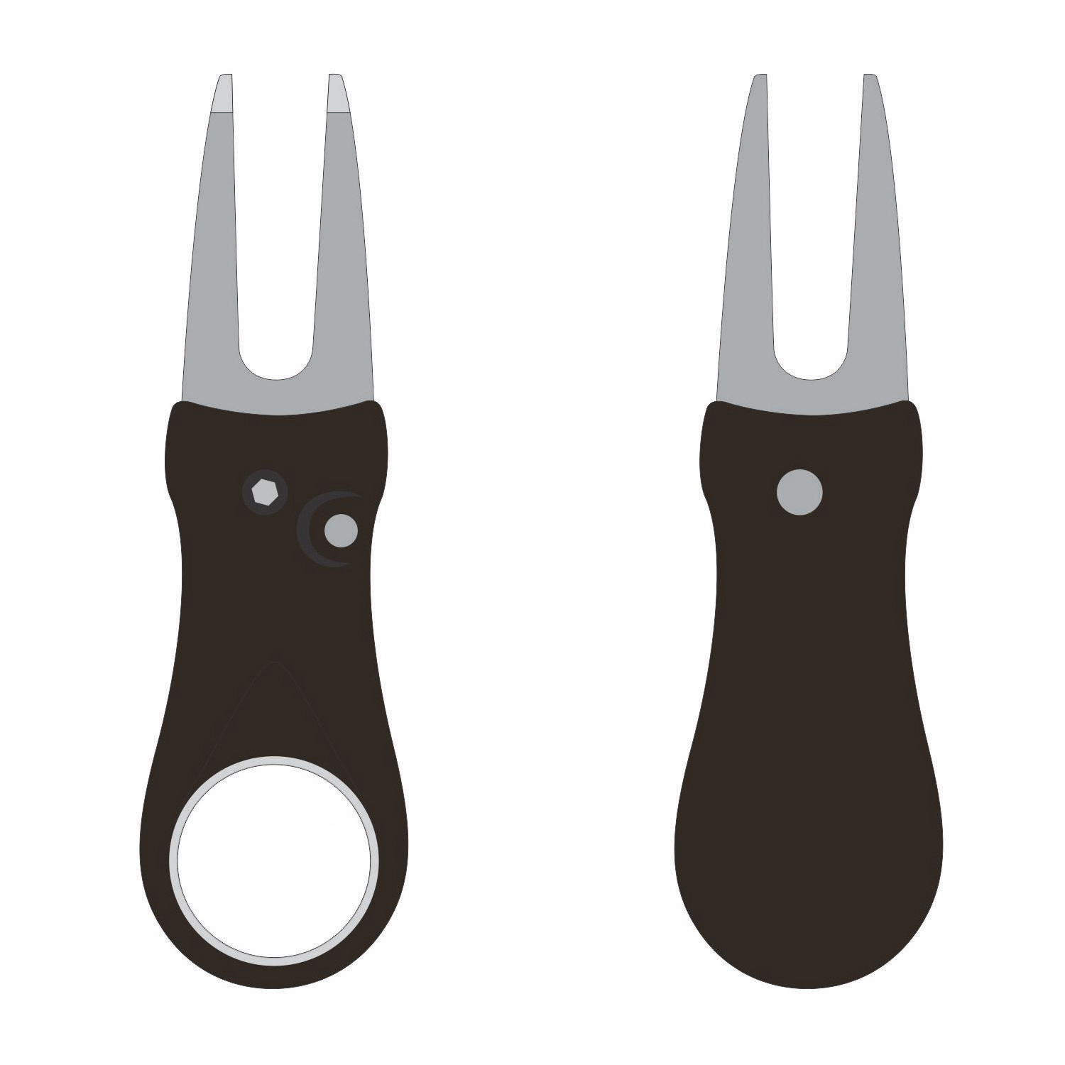 Metal Golf Divot Tool With Magnetic Ball Marker 4