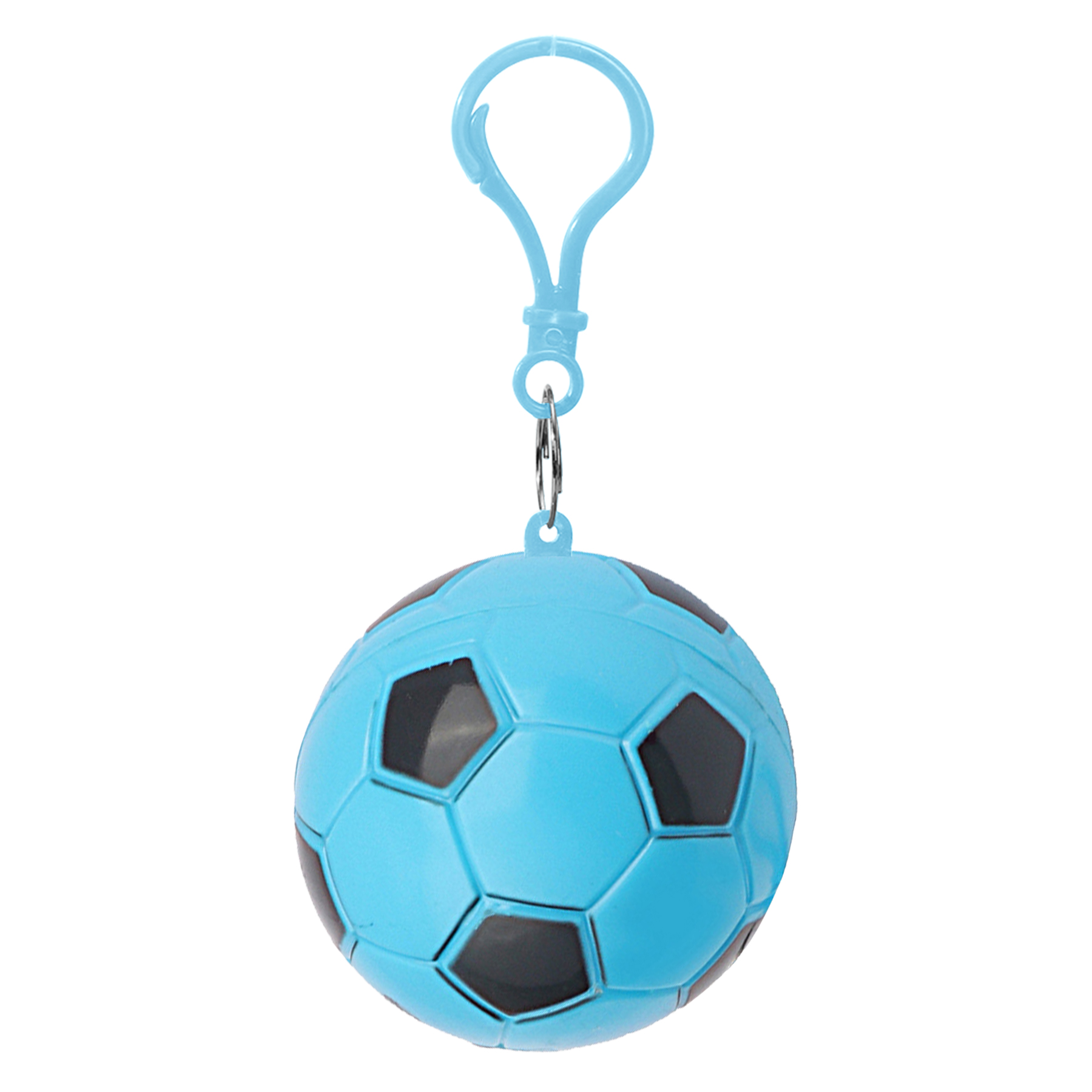 Disposable Raincoat With Ball Key Chain 2
