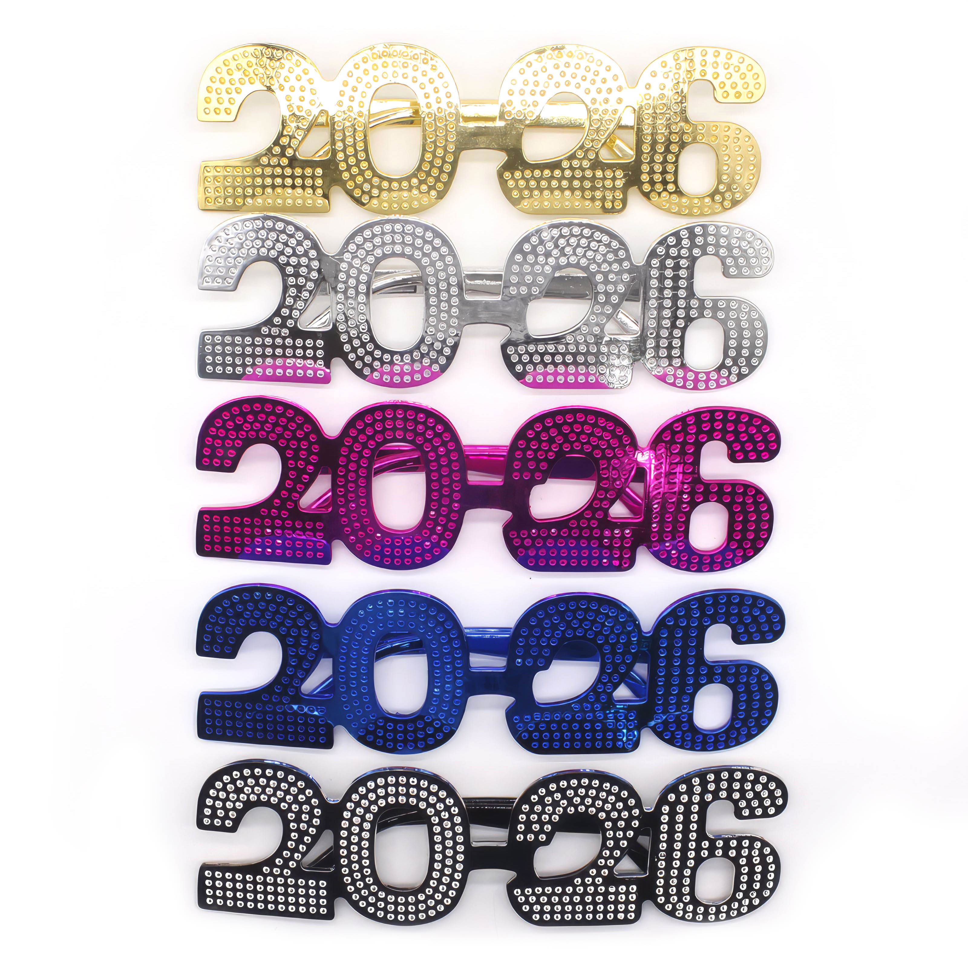 2026 Cutout New Year Party Glasses 1