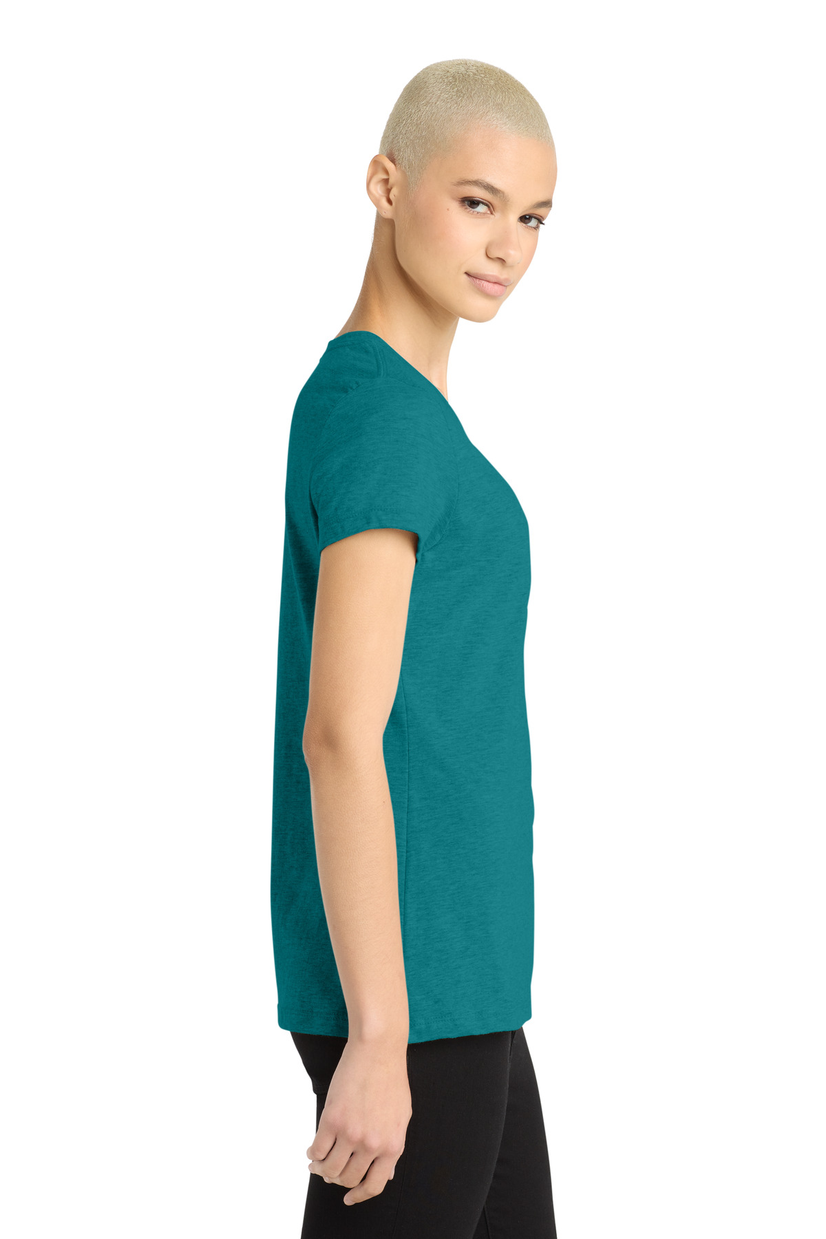 District Women's Perfect Blend CVC Tee. DM108L 54