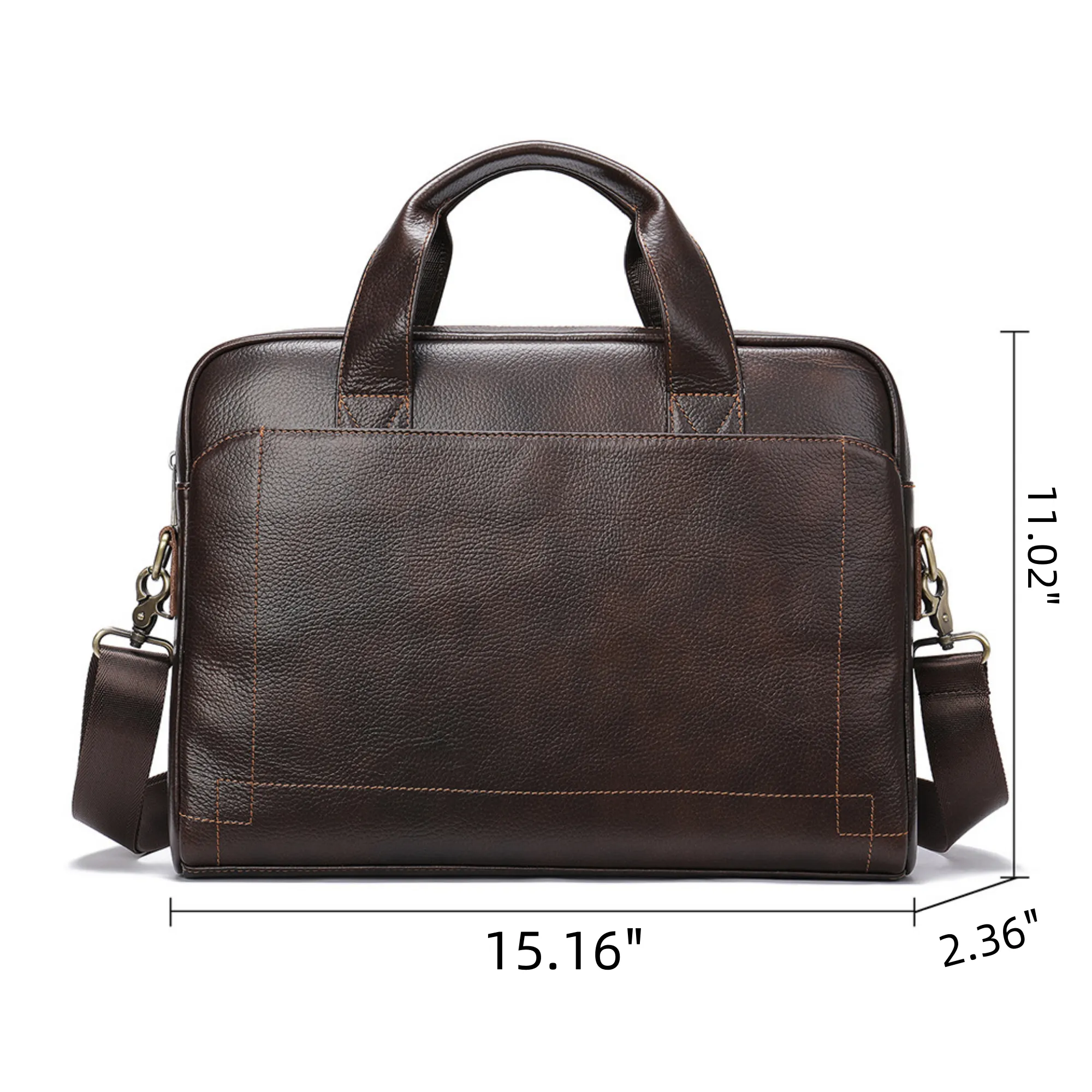 Genuine Leather Briefcase & Laptop Bag for Business Use 3