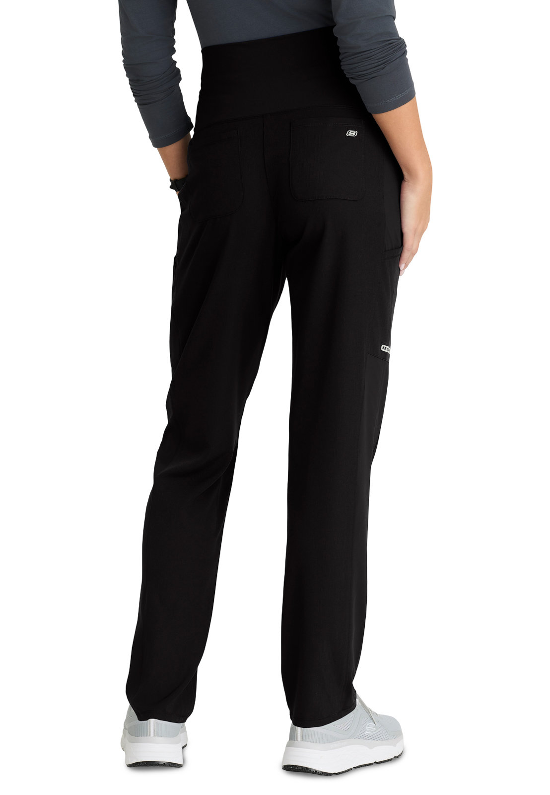 Skechers - Women's Seven-Pocket Knit Waistband Nurture Maternity Scrub Pant 3