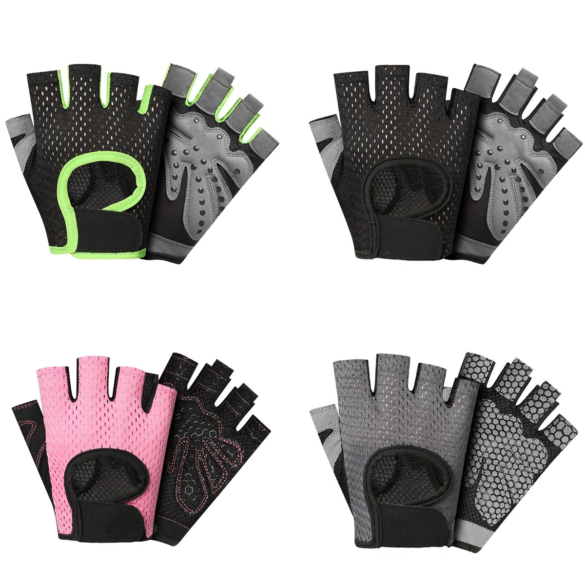 Sports Ventilated Weight Lifting Workout Gloves 1