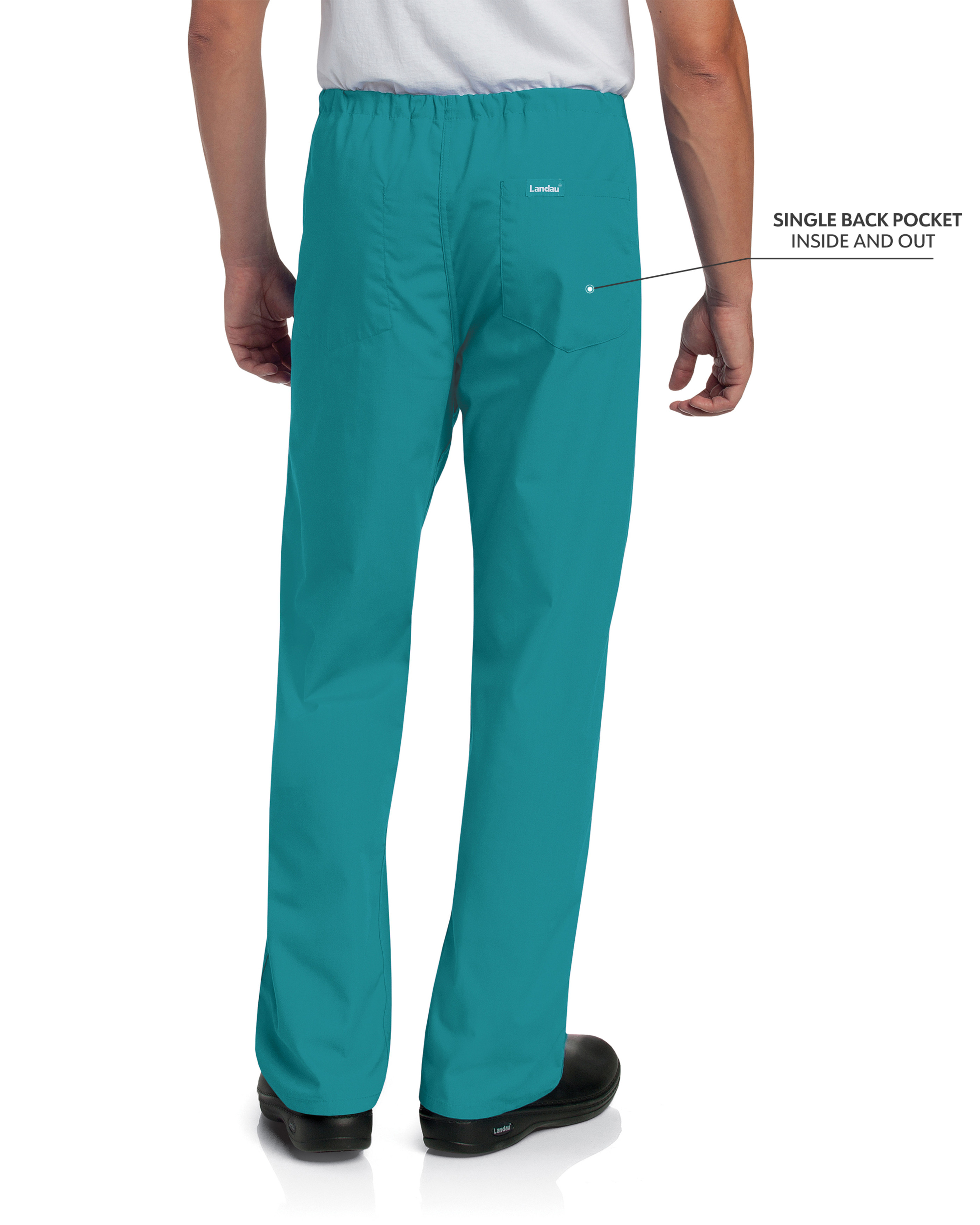 Landau - Essentials - Unisex One-Pocket Reversible High-Rise Waist Pant 30