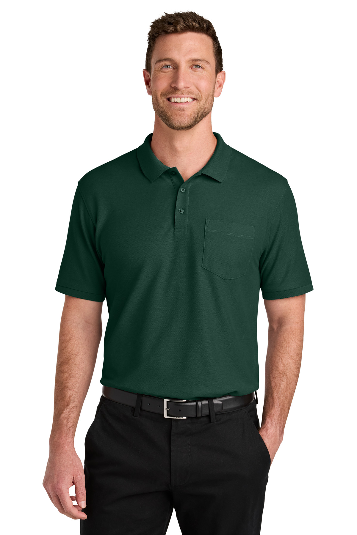 Port Authority Wearever Signature Pique Pocket Polo K200P 64