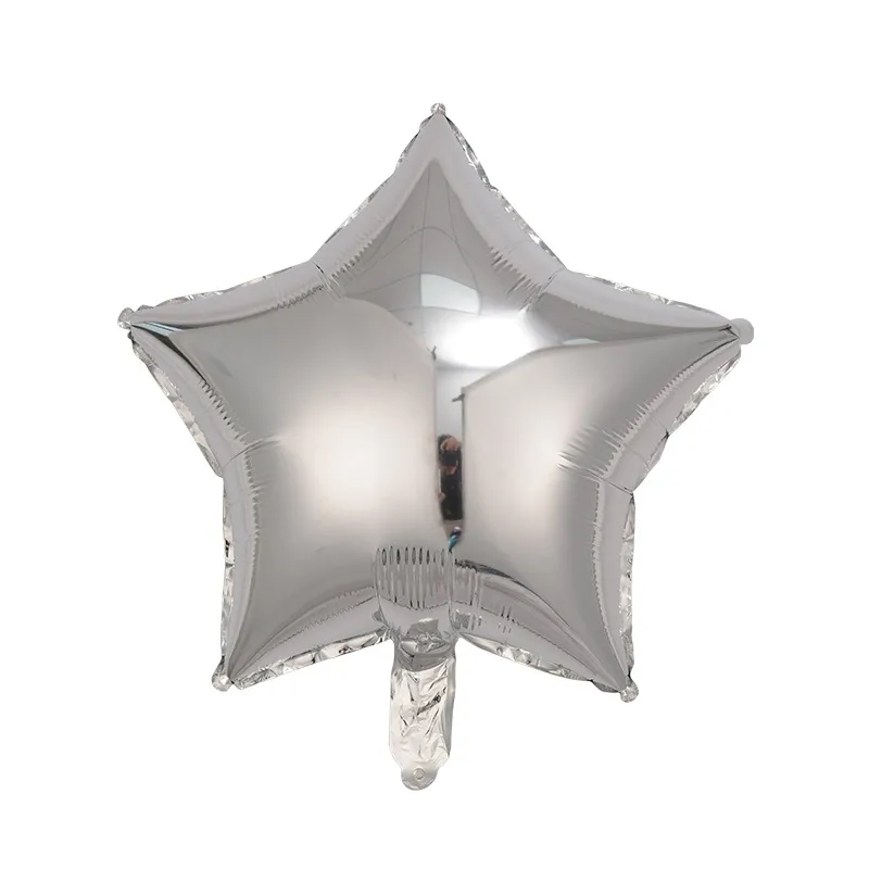 18" Star Aluminum Film Balloon 10