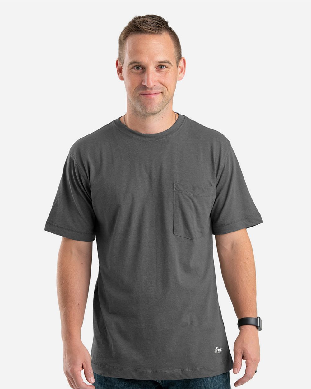 Men's Lightweight Performance Pocket T-Shirt - BSM38 37