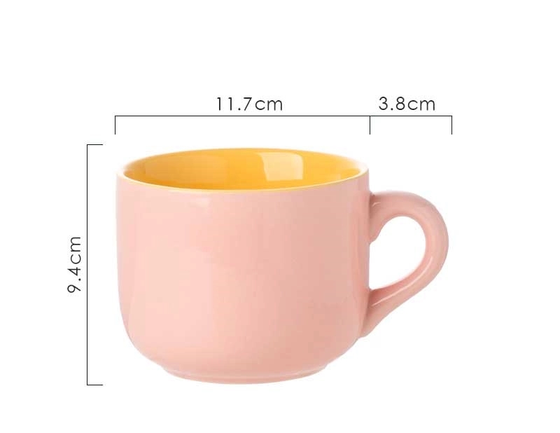 Large-Capacity Thickened Heat-resistant Ceramic Handle Mug 10