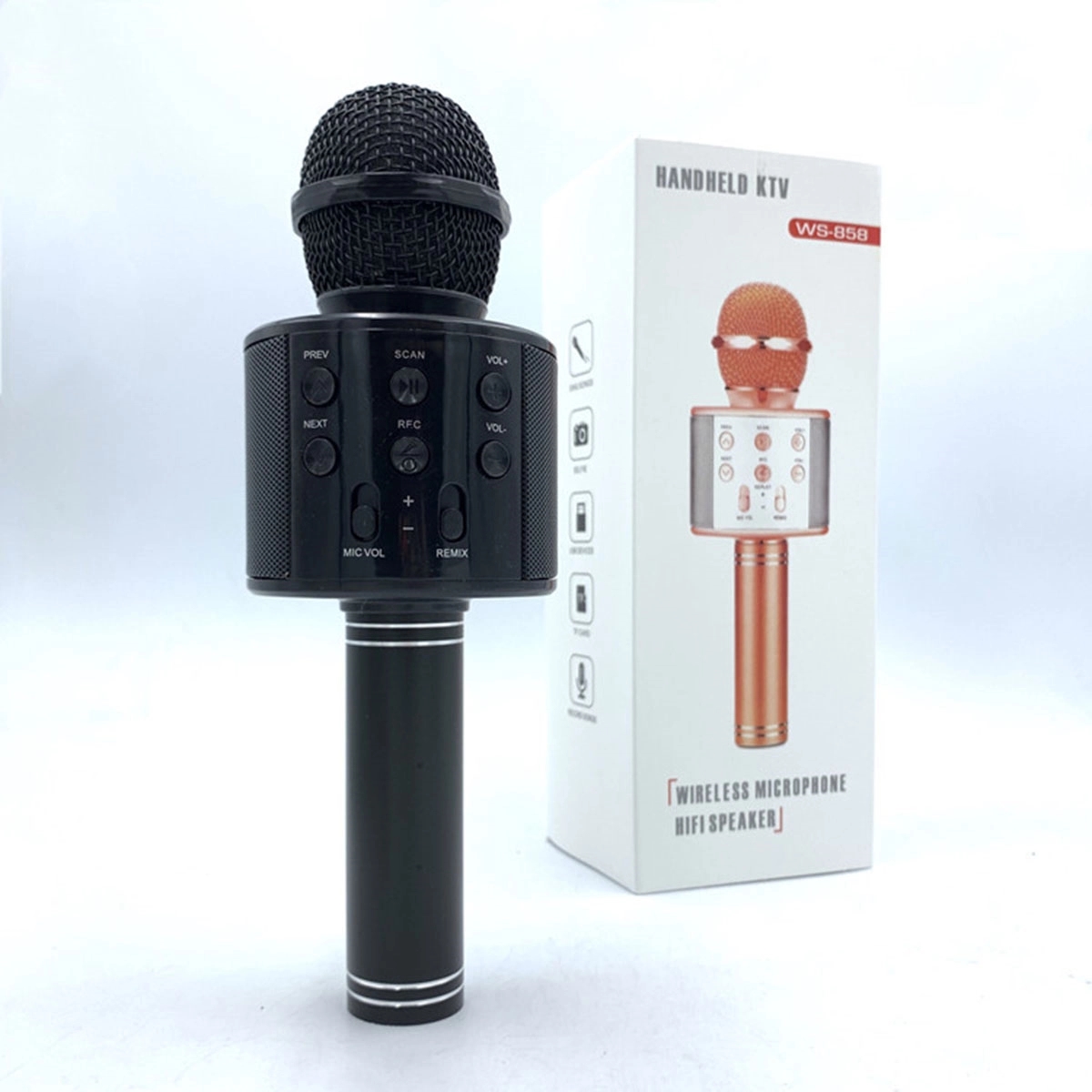 Portable Handheld Wireless Bluetooth Karaoke Microphone 5