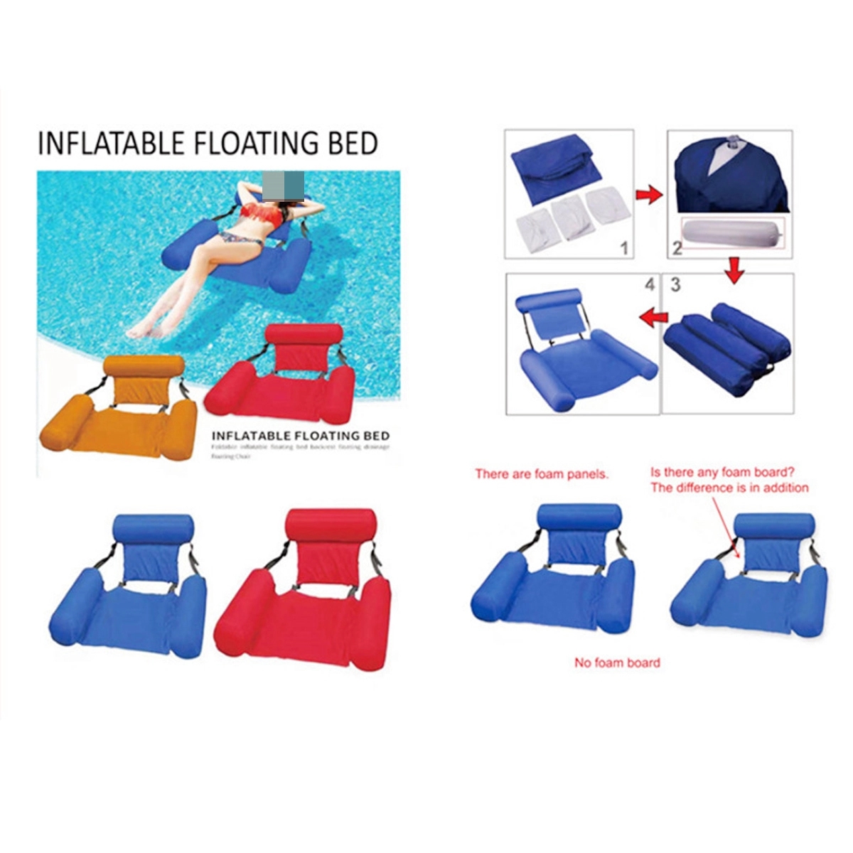 Floating Chair Pool Seats 2