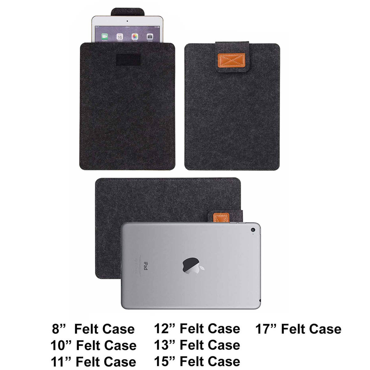 iBank ® 13" Felt Sleeve Case for Laptop Tablet 1