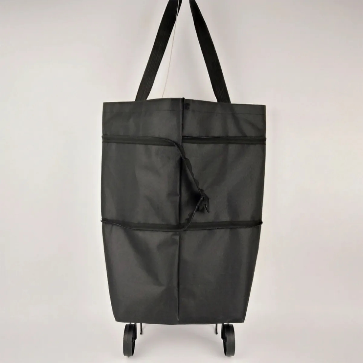 16L Lightweight foldable shopping bag trolley with wheels 8