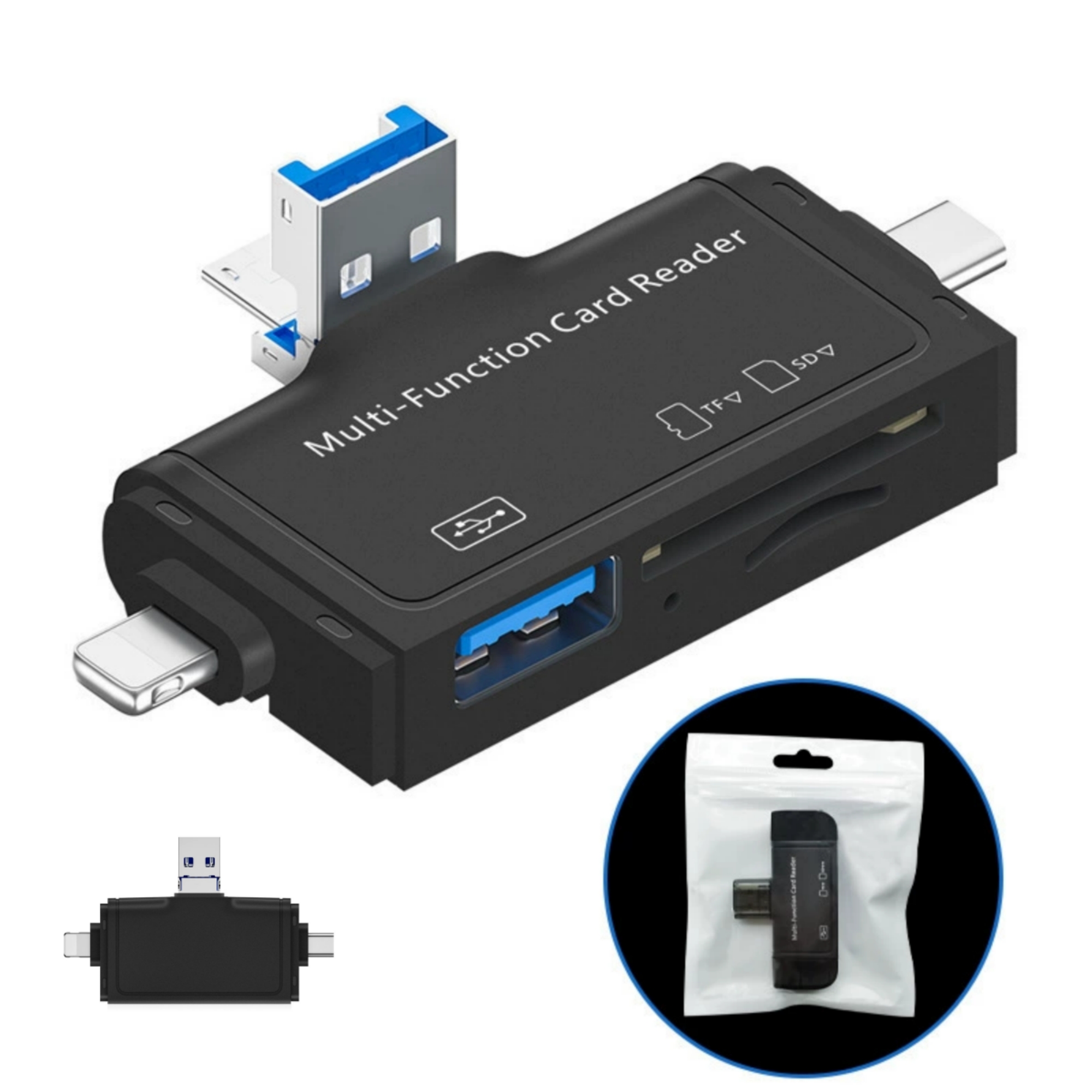 7 in 1 USB 2.0 SD Card Reader 3
