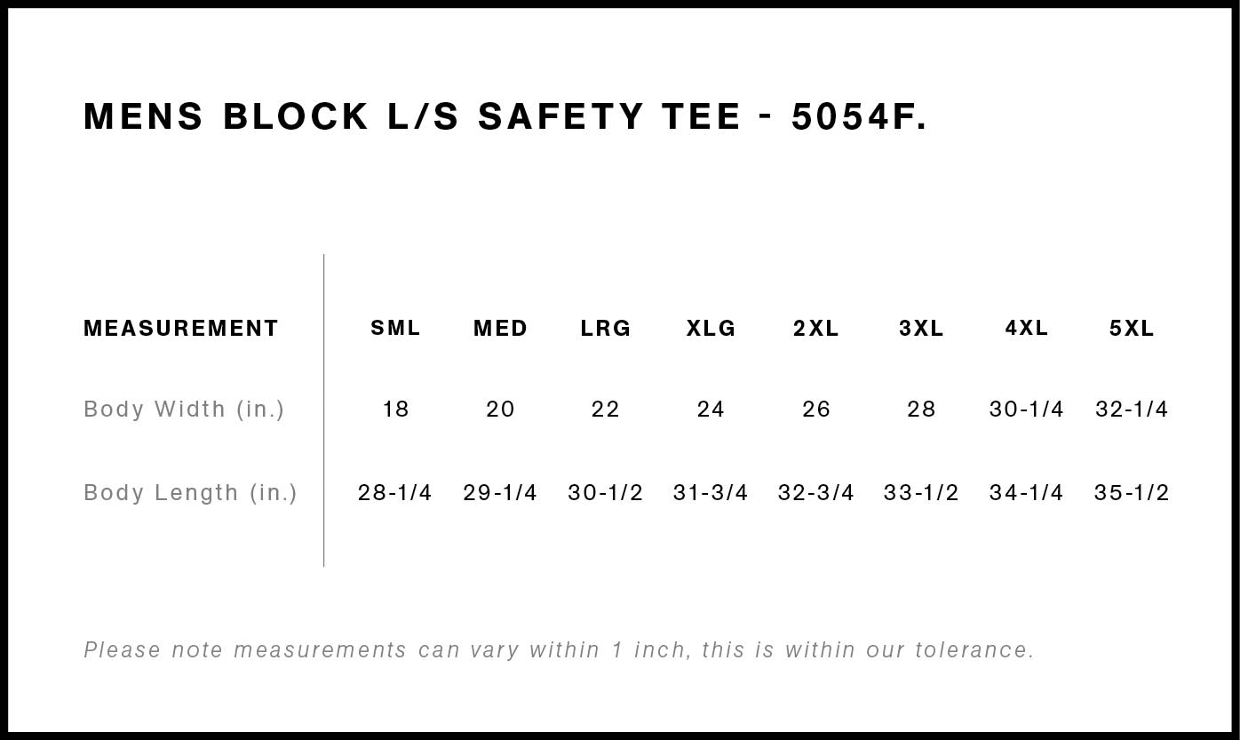 Block Safety L/S Tee | 5054F 21