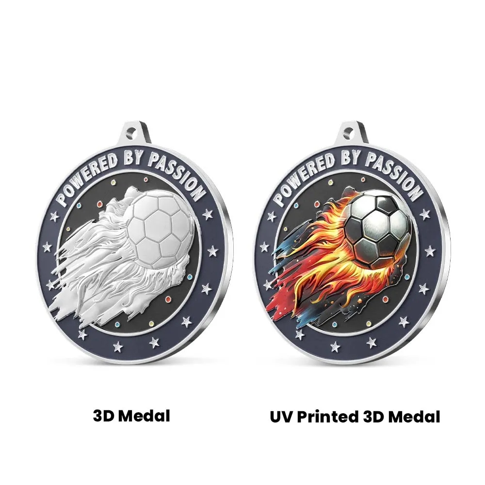 UV Printed 3D Medals 2"