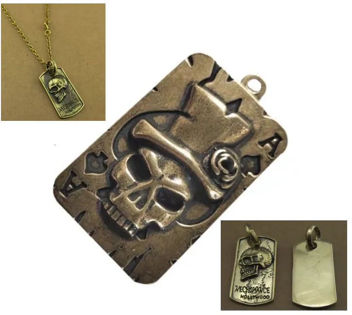 Metal skull token 2