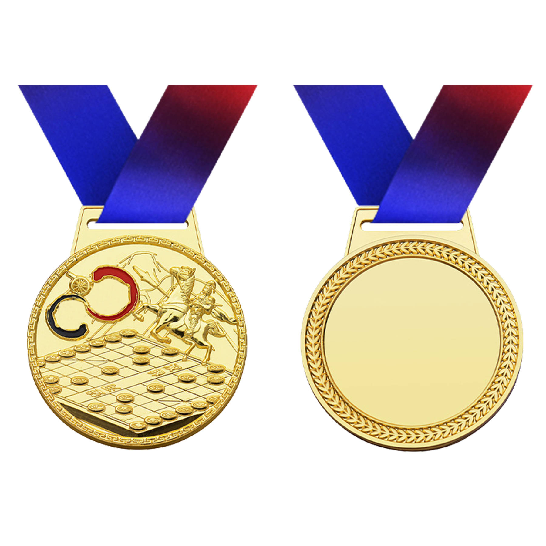 Gold Zinc Alloy Award Medals 17