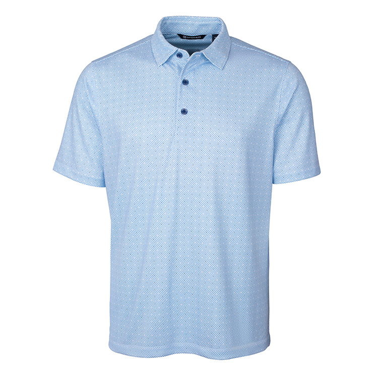 Cutter and Buck Men's Pike Polo Double Dot Print 3