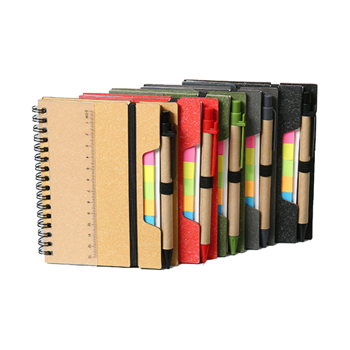 Notebook with Pen Set Sticky Notes Combo 8