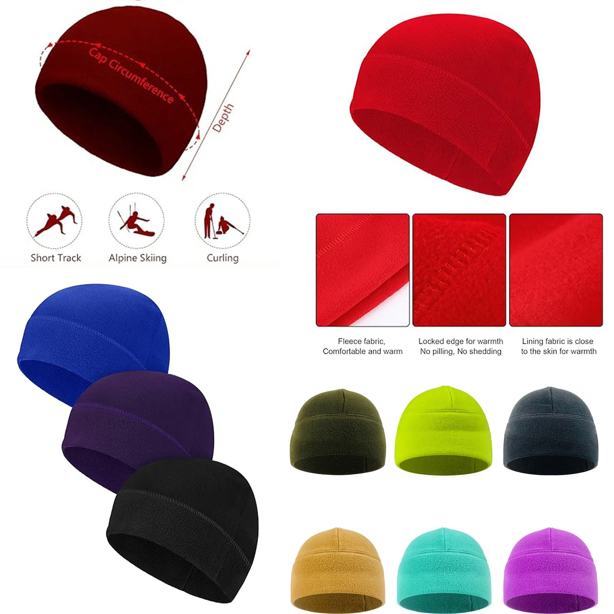 Polar Fleece Winter Hat 2