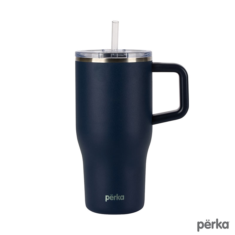 Perka® Myrton 20 oz. Double Wall, Recycled Stainless Steel Travel Mug 22