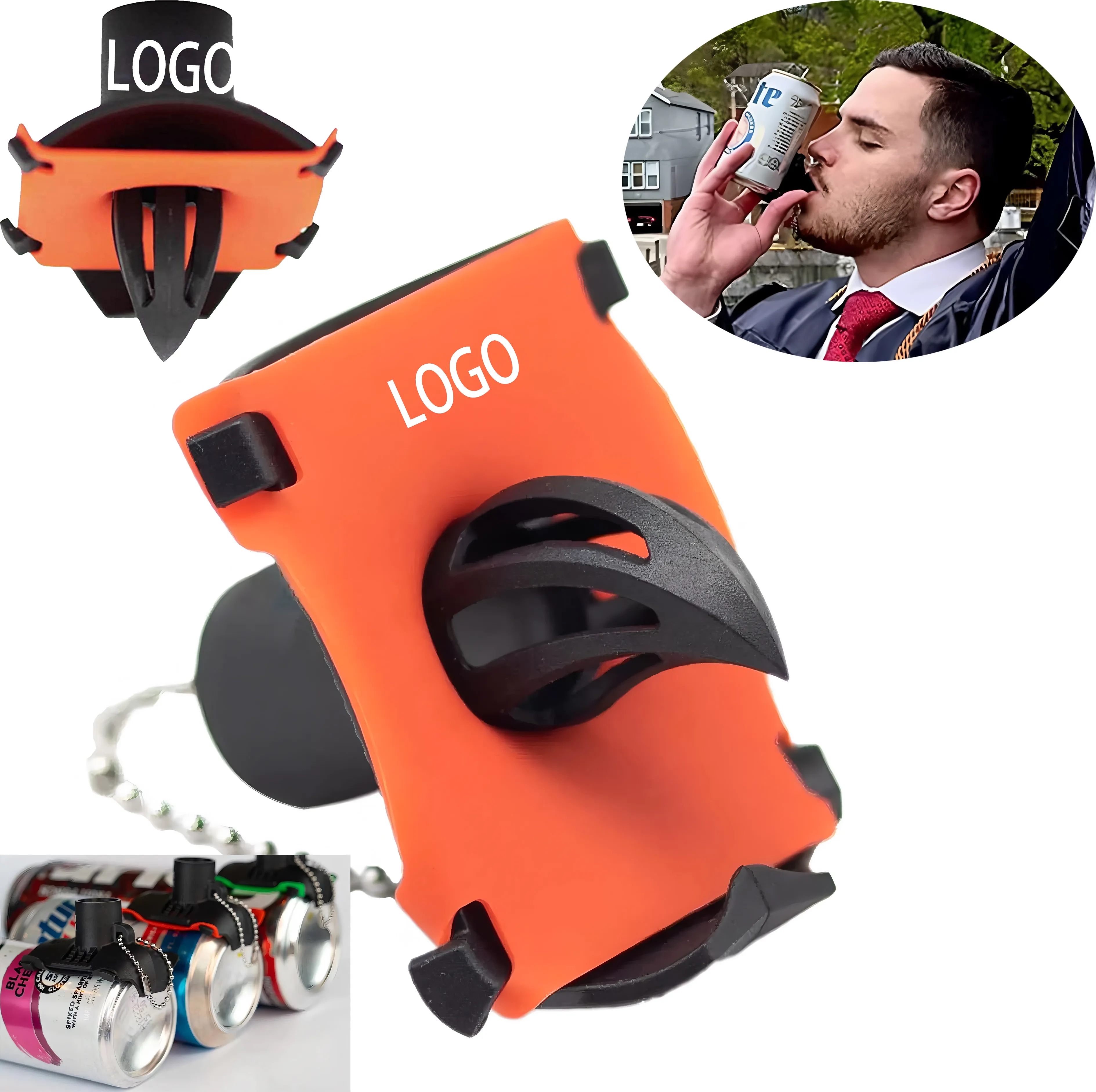 Custom Shotgun Tool with Funnel - No Spill Drinking Gadget for Parties Gifts 5