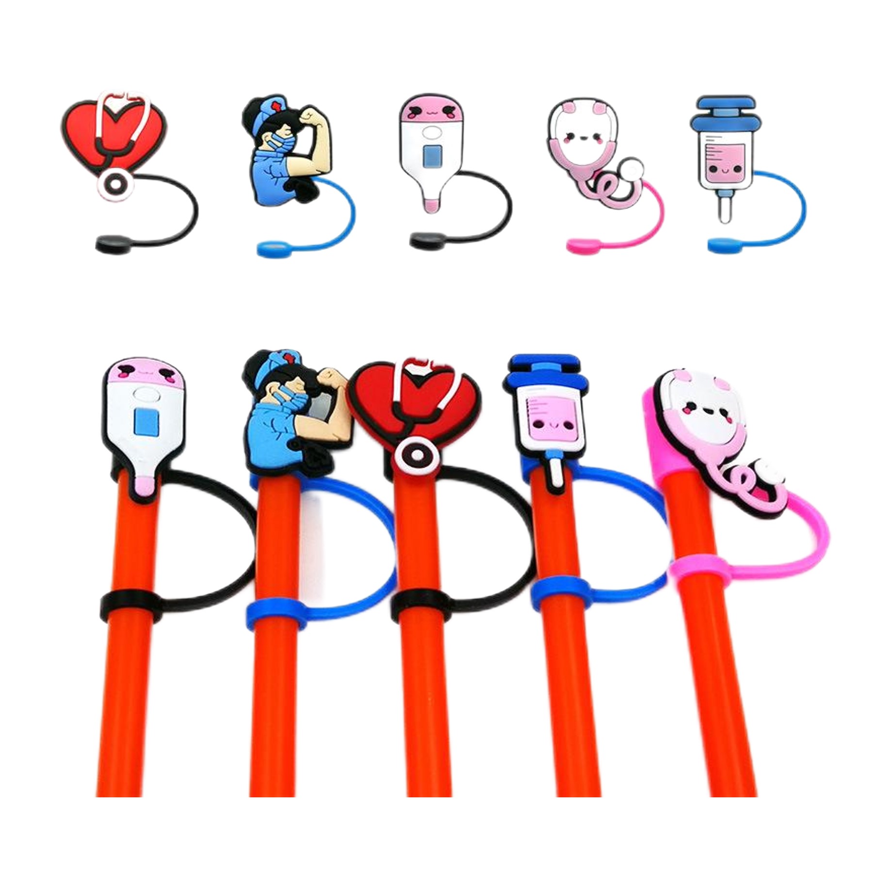 Silicone Medical Style Dust Straw Tip (direct import) 6