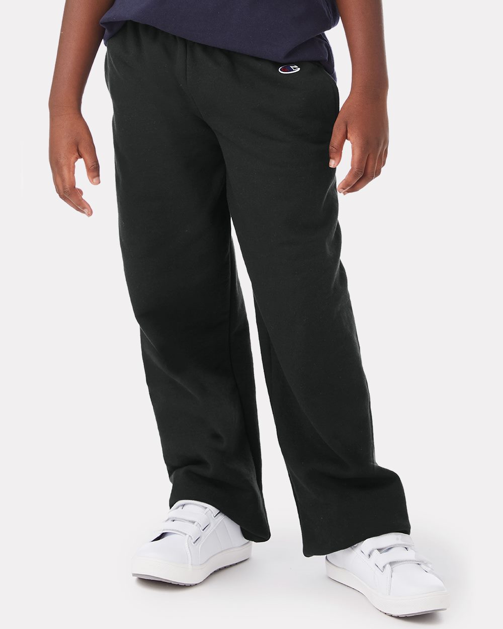 Youth Powerblend® Open-Bottom Sweatpants with Pockets - P890
