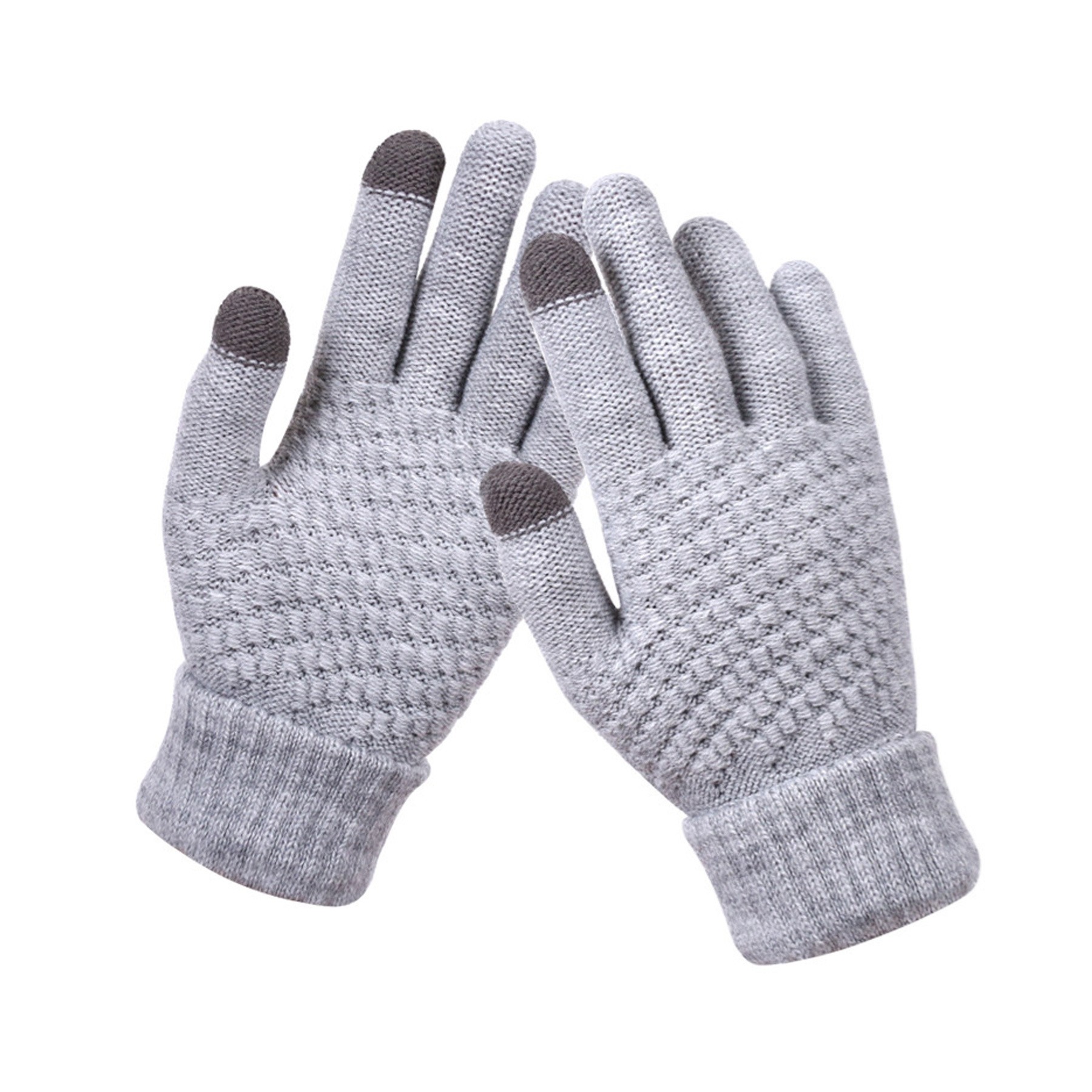 Touch Screen Knit Gloves 1