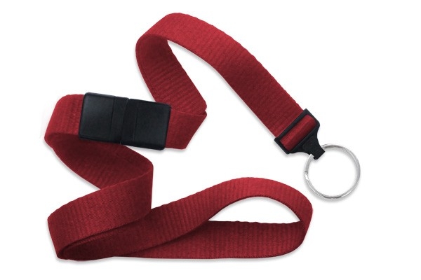 5/8" Flat Blank Lanyard with Breakaway (Split Ring) 11