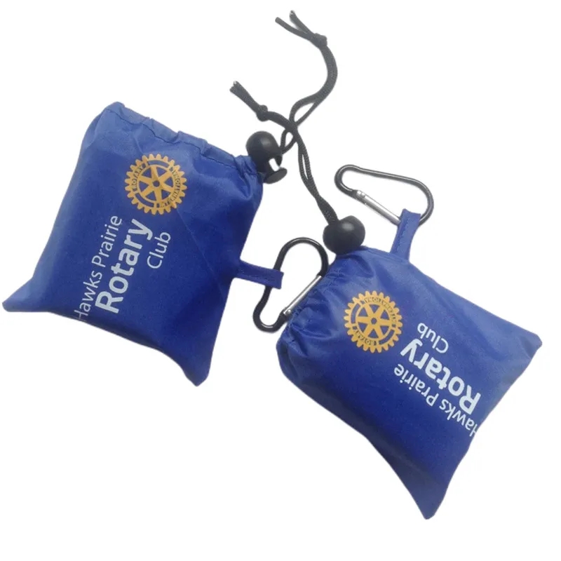 FOLDABLE SHOPPING BAG WITH CARABINER 1