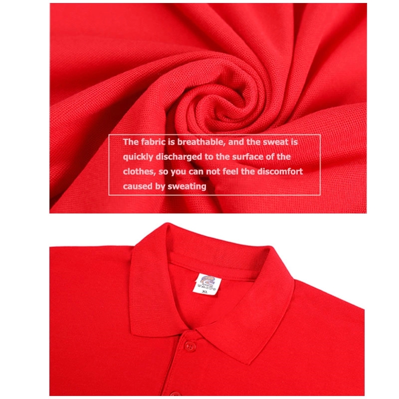 Custom Men's Long Sleeve Polo Shirts Regular-Fit Cotton 6