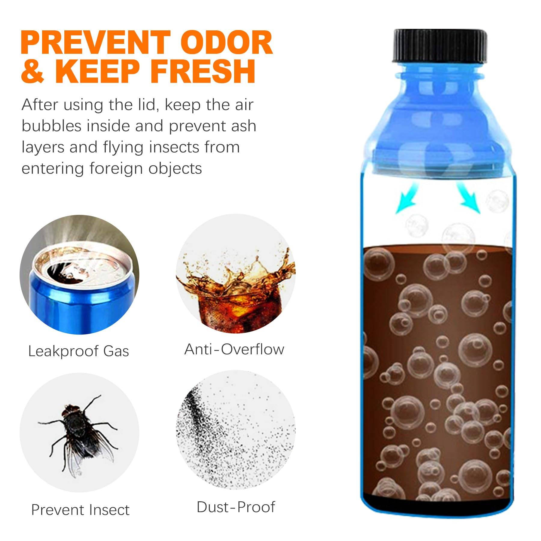 Reusable Plastic Cola Beer Lid 3