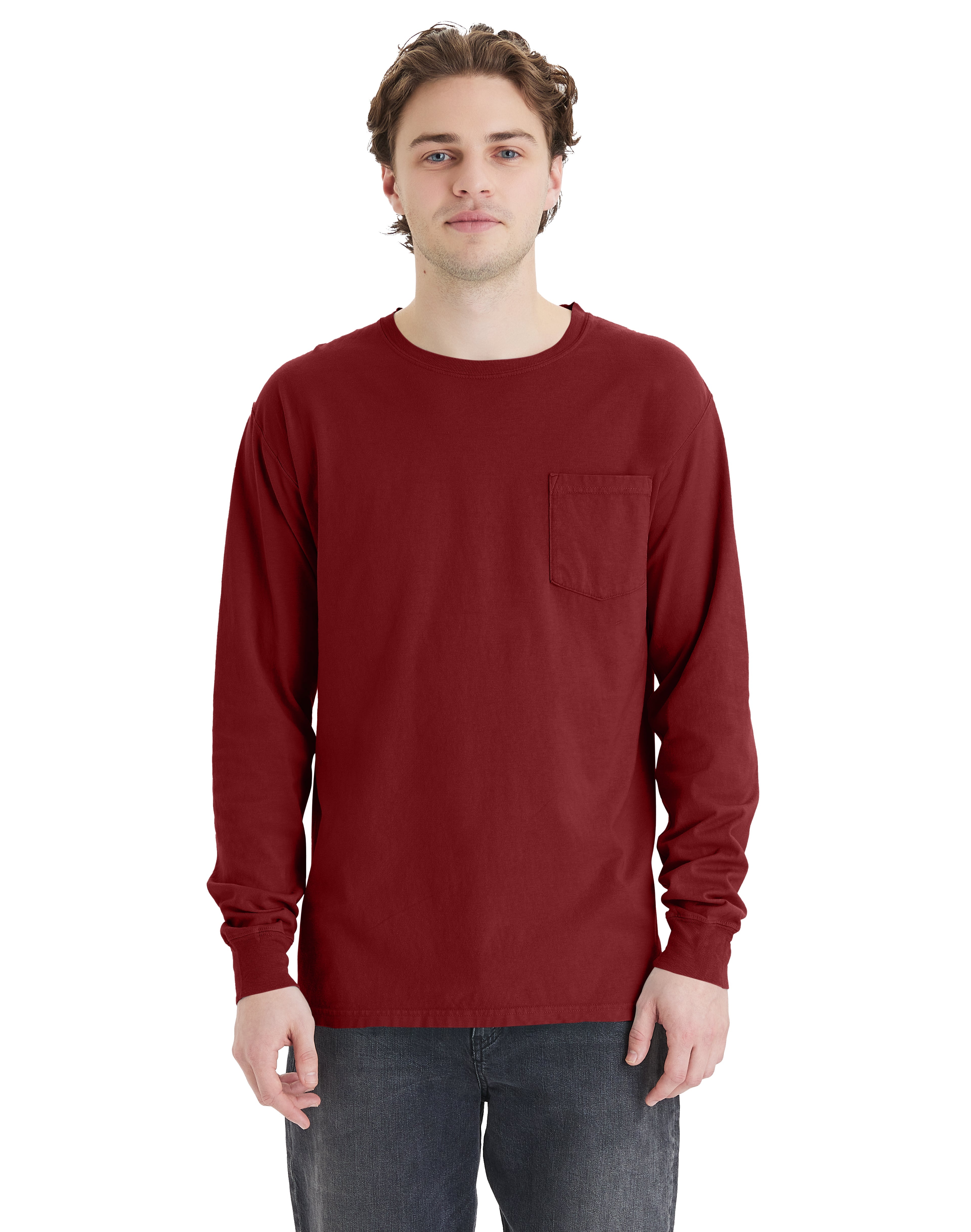 ComfortWash Long Sleeve Pocket T-Shirt 14