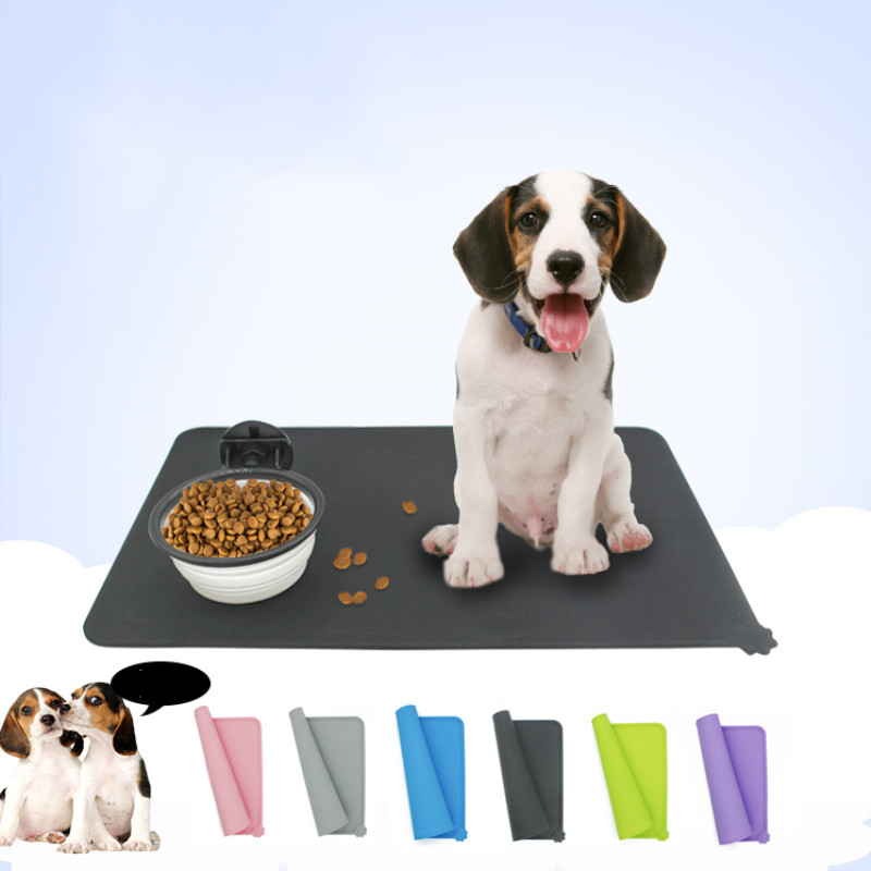 Silicone pet food mat 4