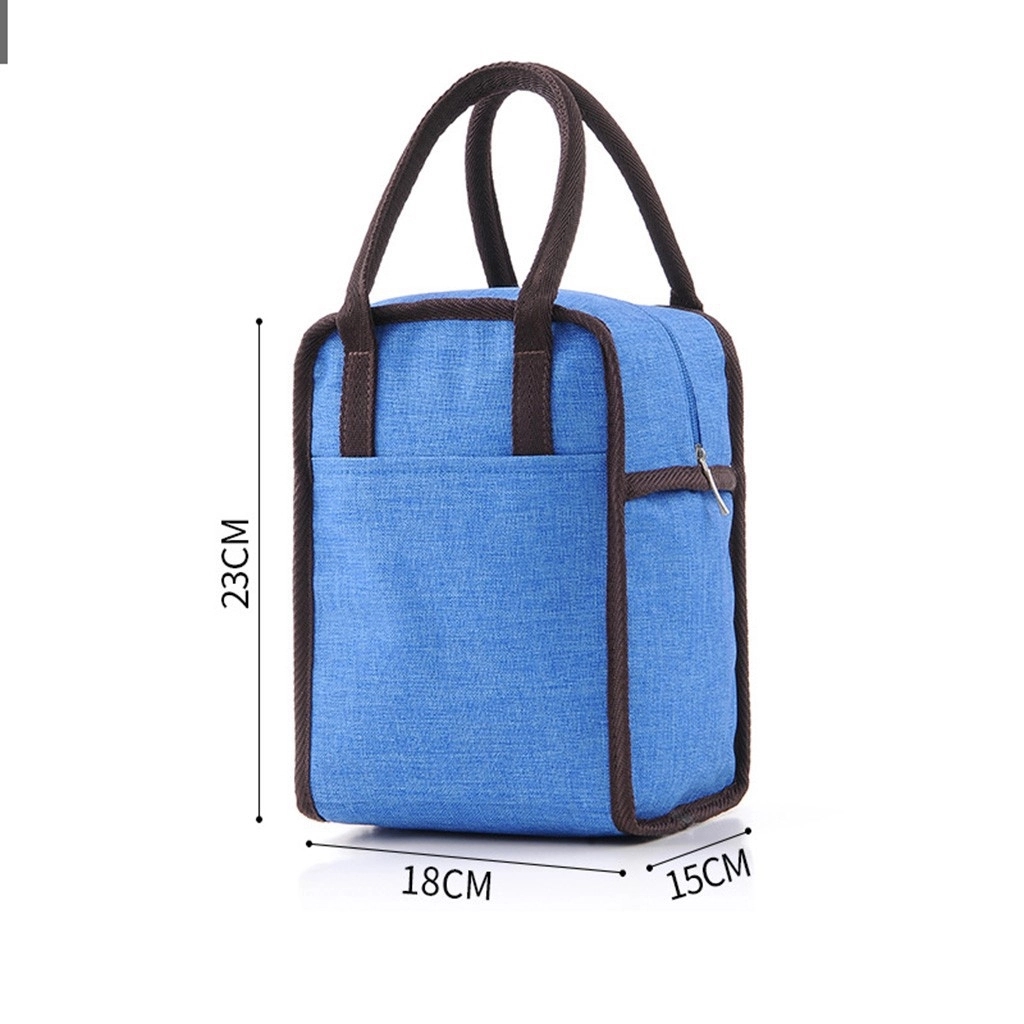 Oxford Handheld Insulated Bag w/ Front Pocket 3