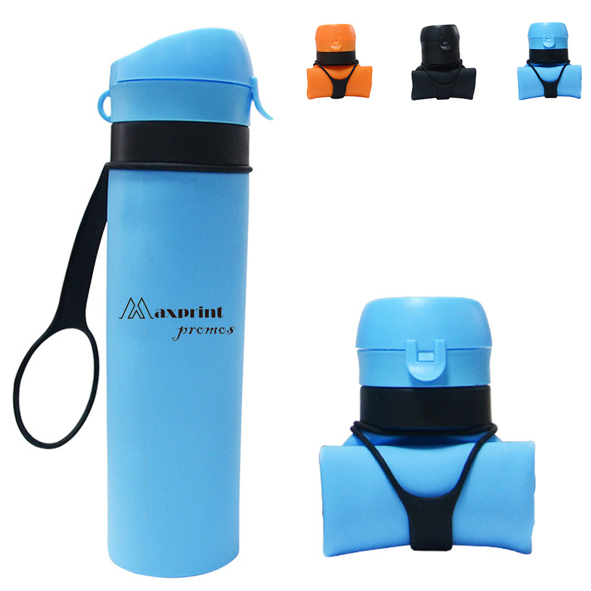 21 oz Silicone Folding Bottle 2