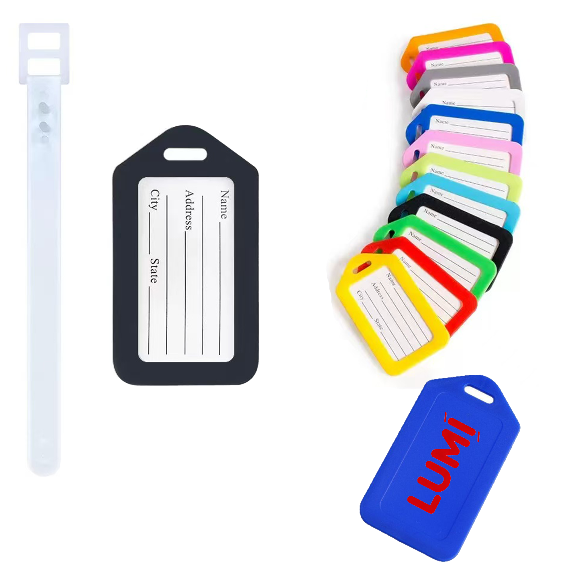Plastic Luggage Tag? MOQ50 1