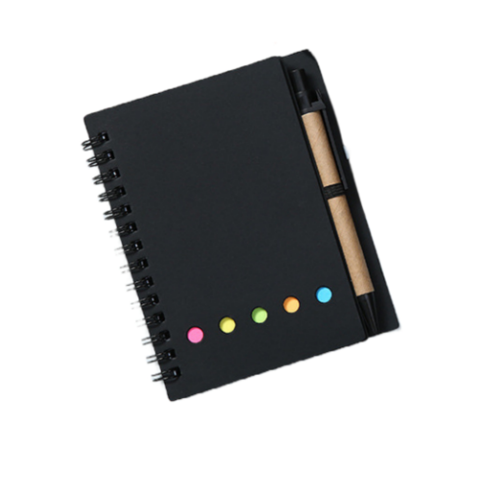 Spiral Notebook Steno Pads Lined Notepad with Pen in Holder 5