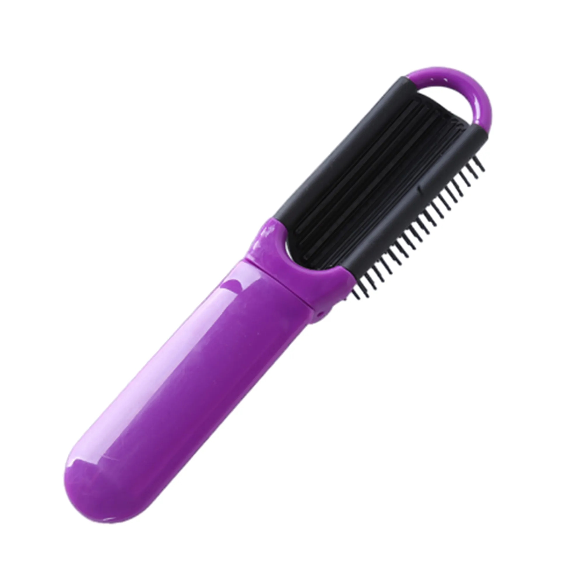 Folding Pocket Travel Mirror Hair Brush 3