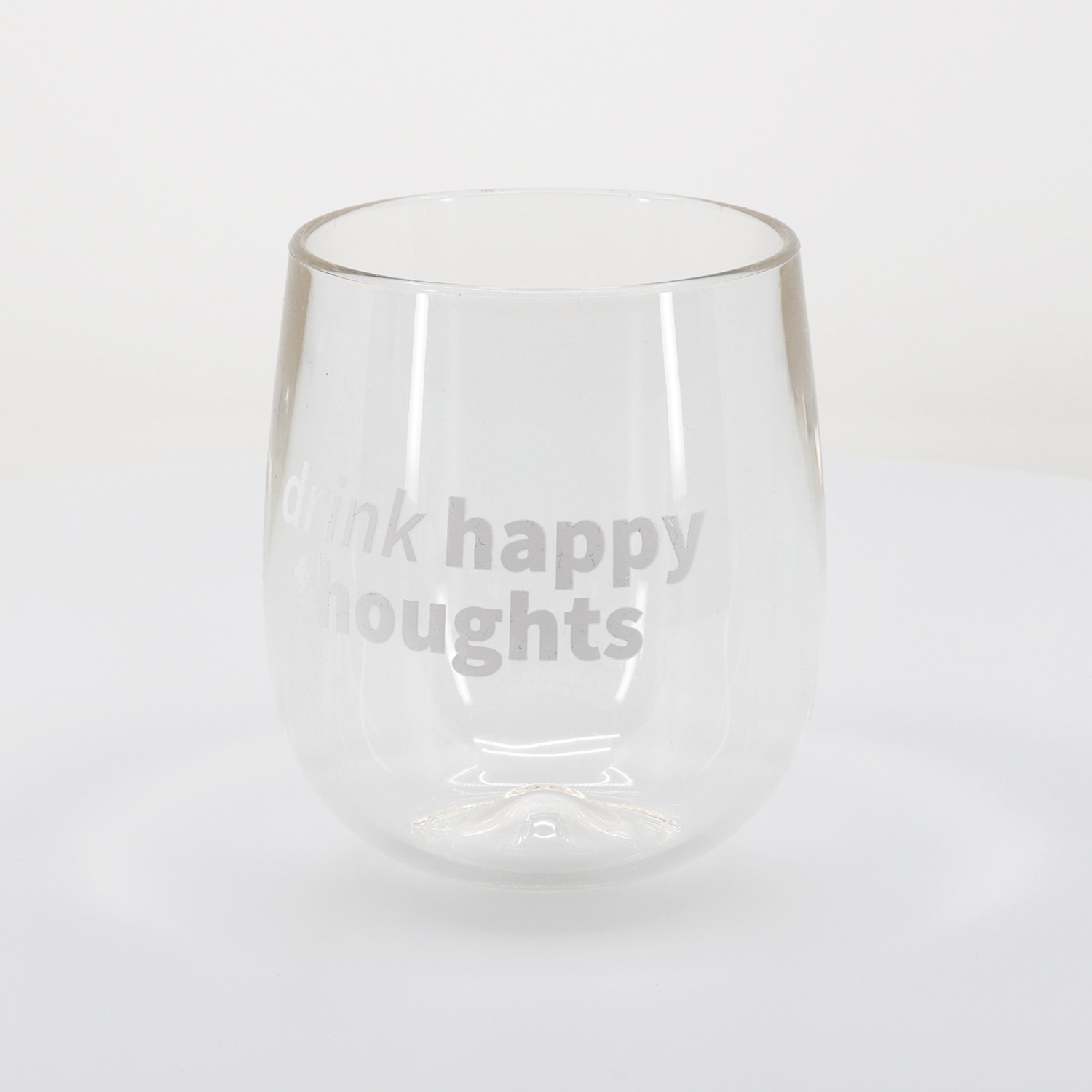 Silipint® Clear Stemless Wine Glass - 12 oz. 49