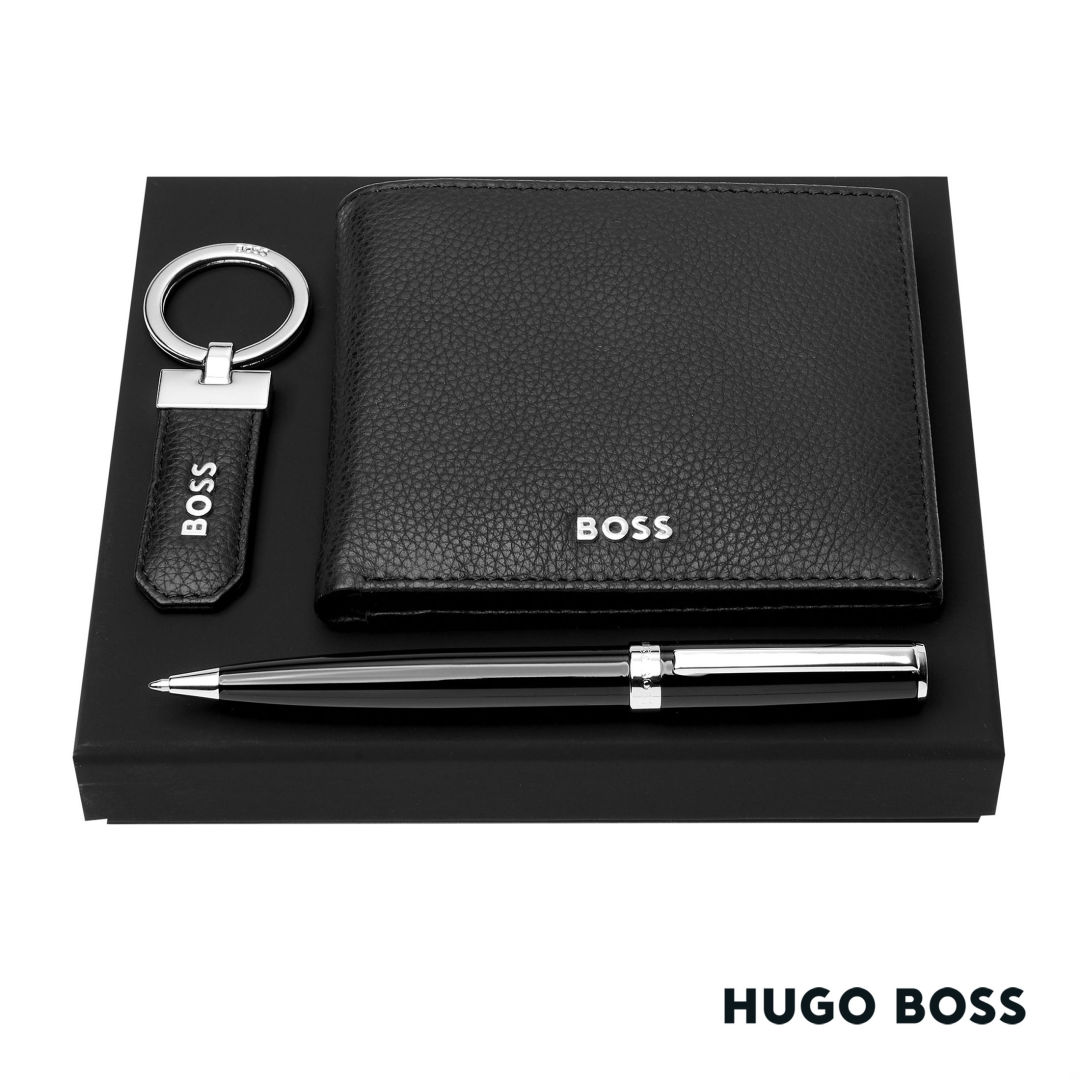 Hugo Boss® Ballpoint Pen, Key Ring & Wallet Set 5