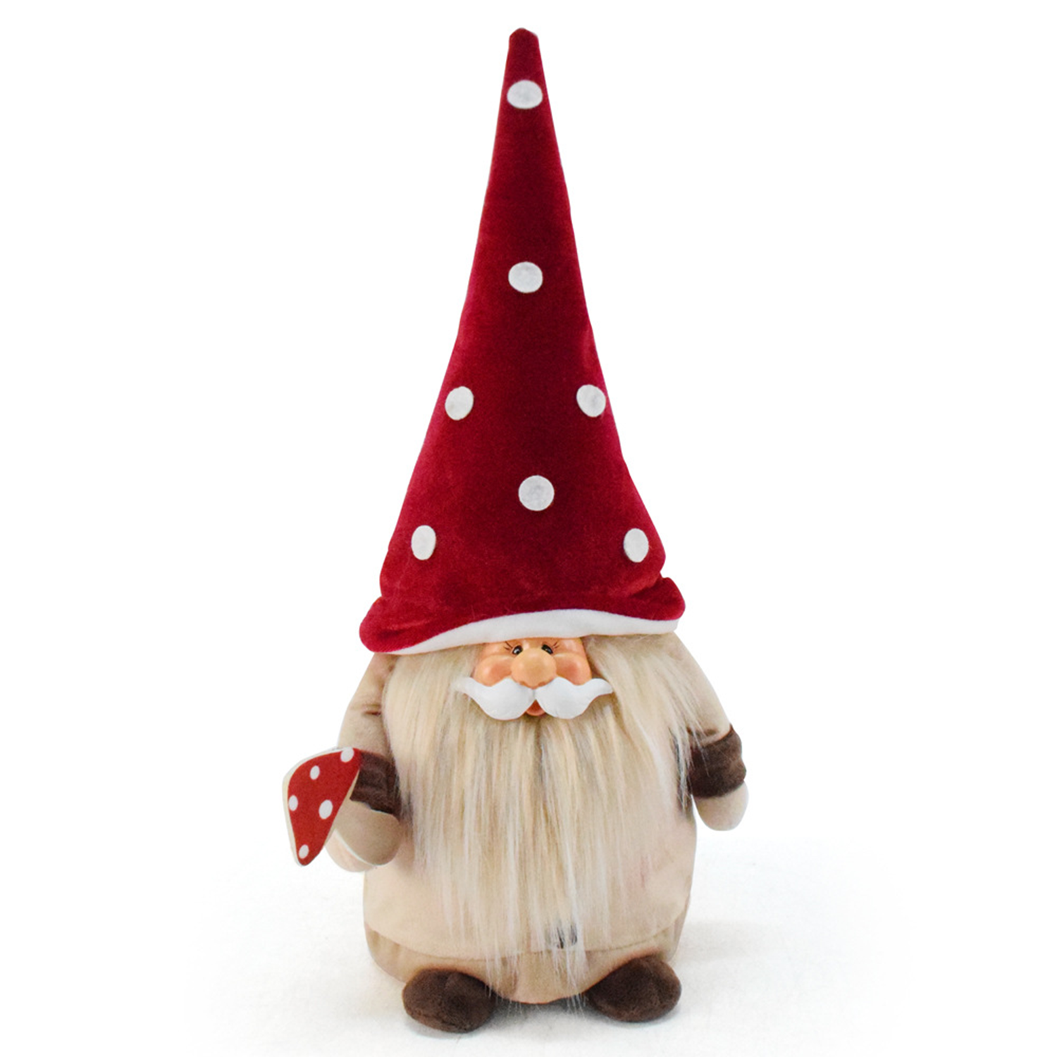 Mushroom Gnome Figurine Christmas Decorative Toy 3