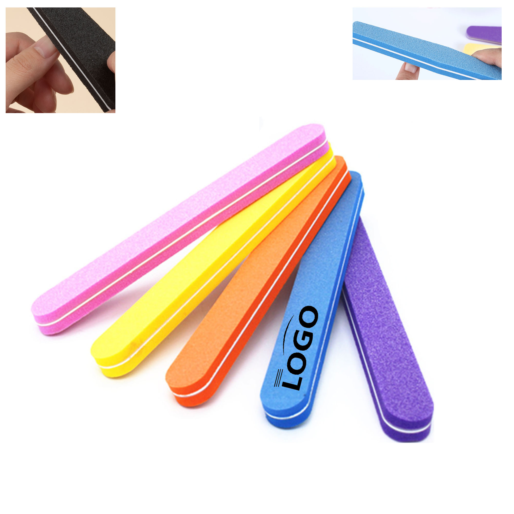 Round Head Sponge Buffing Nail File 2