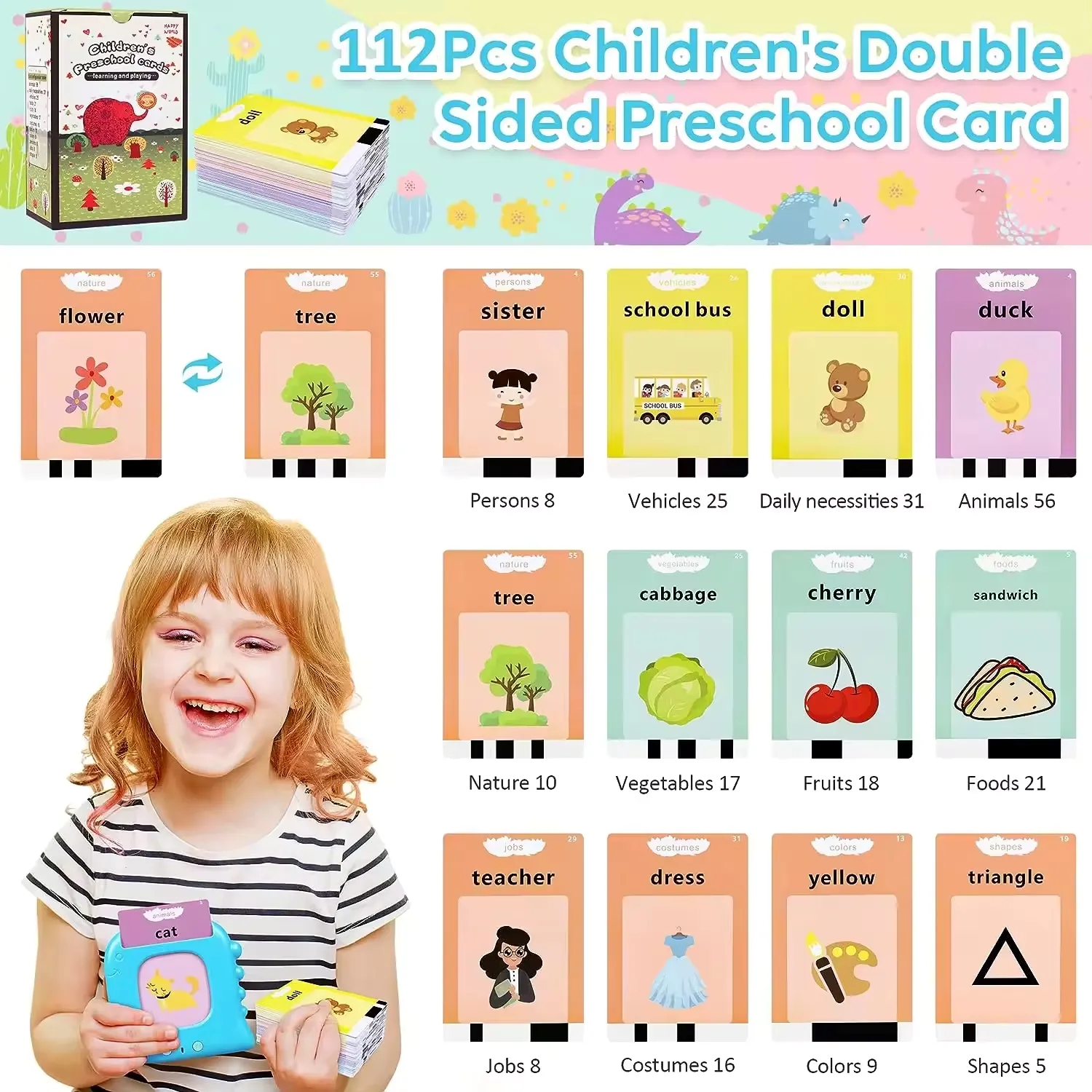 Kids Talking Flash Cards With 224 Sight Words 2
